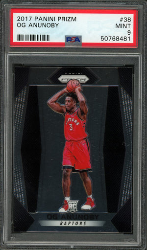 2017 Panini Prizm #38 Og Anunoby PSA 9