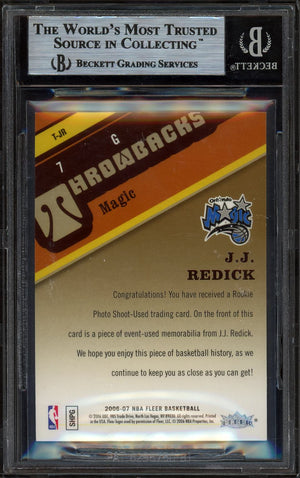 2006-07 Fleer #T-JR J.J. Redick Throwbacks BGS 9