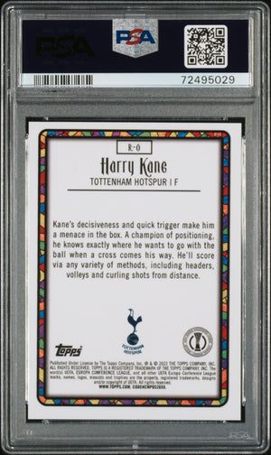 2021-2022 Topps Merlin Chrome Uefa League Renaissance #R6 Harry Kane PSA 9