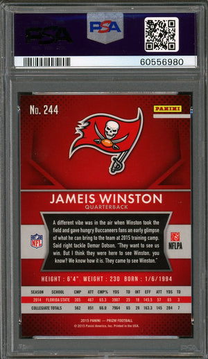 2015 Panini Prizm #244 Jameis Winston Variation PSA 10