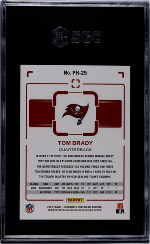 2022 Panini Chronicles #PH-25 Tom Brady Photogenic Red 9