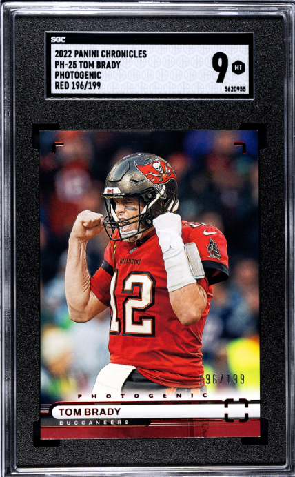 2022 Panini Chronicles #PH-25 Tom Brady Photogenic Red 9
