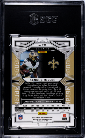 2023 Panini Obsidian #171 Kendre Miller Electric Etch Contra 9