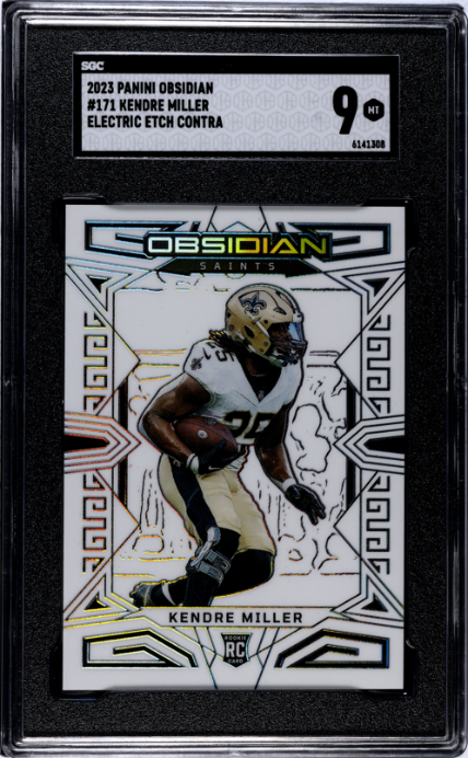 2023 Panini Obsidian #171 Kendre Miller Electric Etch Contra 9