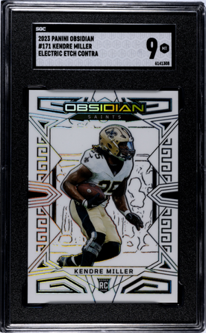 2023 Panini Obsidian #171 Kendre Miller Electric Etch Contra 9