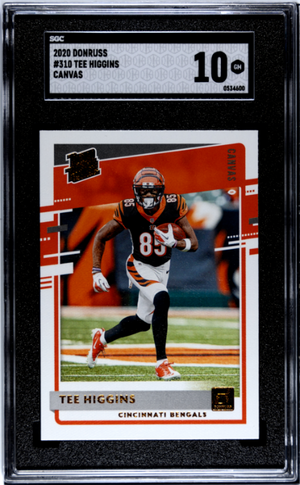 2020 Donruss #310 Tee Higgins Canvas SGC 10