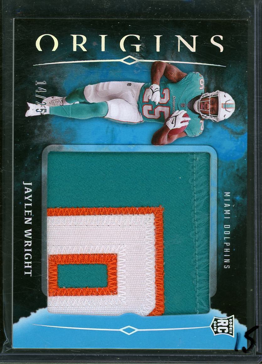 2024 Origins #RJJ-JWR Jaylen Wright Patch /25