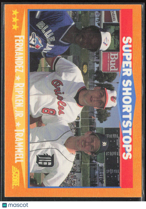 1988 Score #651 Tony Fernandez / Cal Ripken, Jr. / Alan Trammell