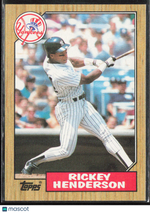 1987 Topps #735 Rickey Henderson