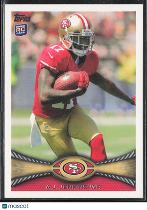 2012 Topps #112 A.J. Jenkins Gold #/2012