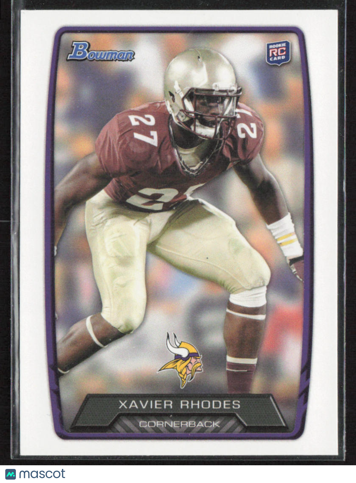 2013 Bowman #158 Xavier Rhodes