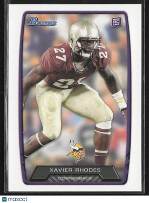 2013 Bowman #158 Xavier Rhodes