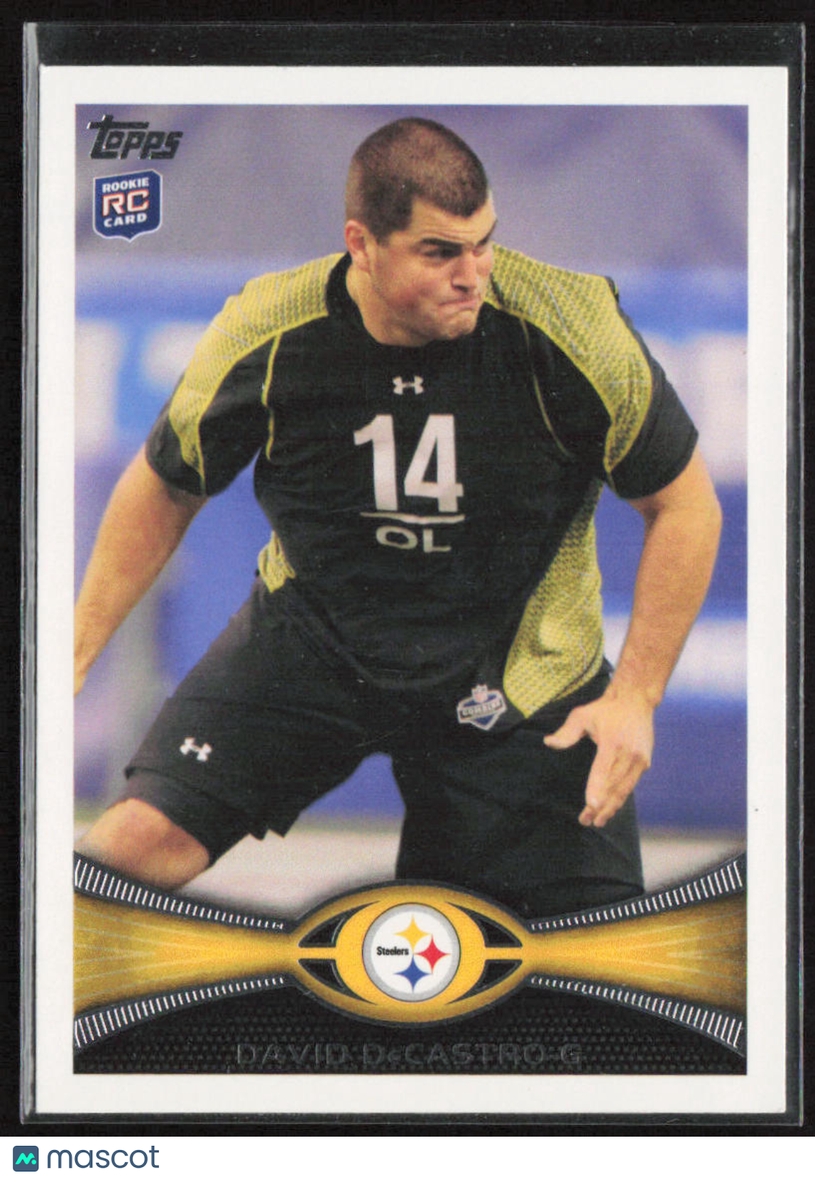 2012 Topps Chrome #138 David DeCastro Black Refractors #/299