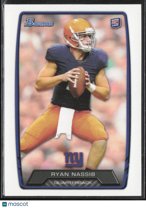 2013 Bowman #165 Ryan Nassib Gold #/399