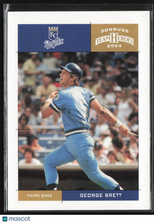 2004 Donruss Team Heroes #204 George Brett