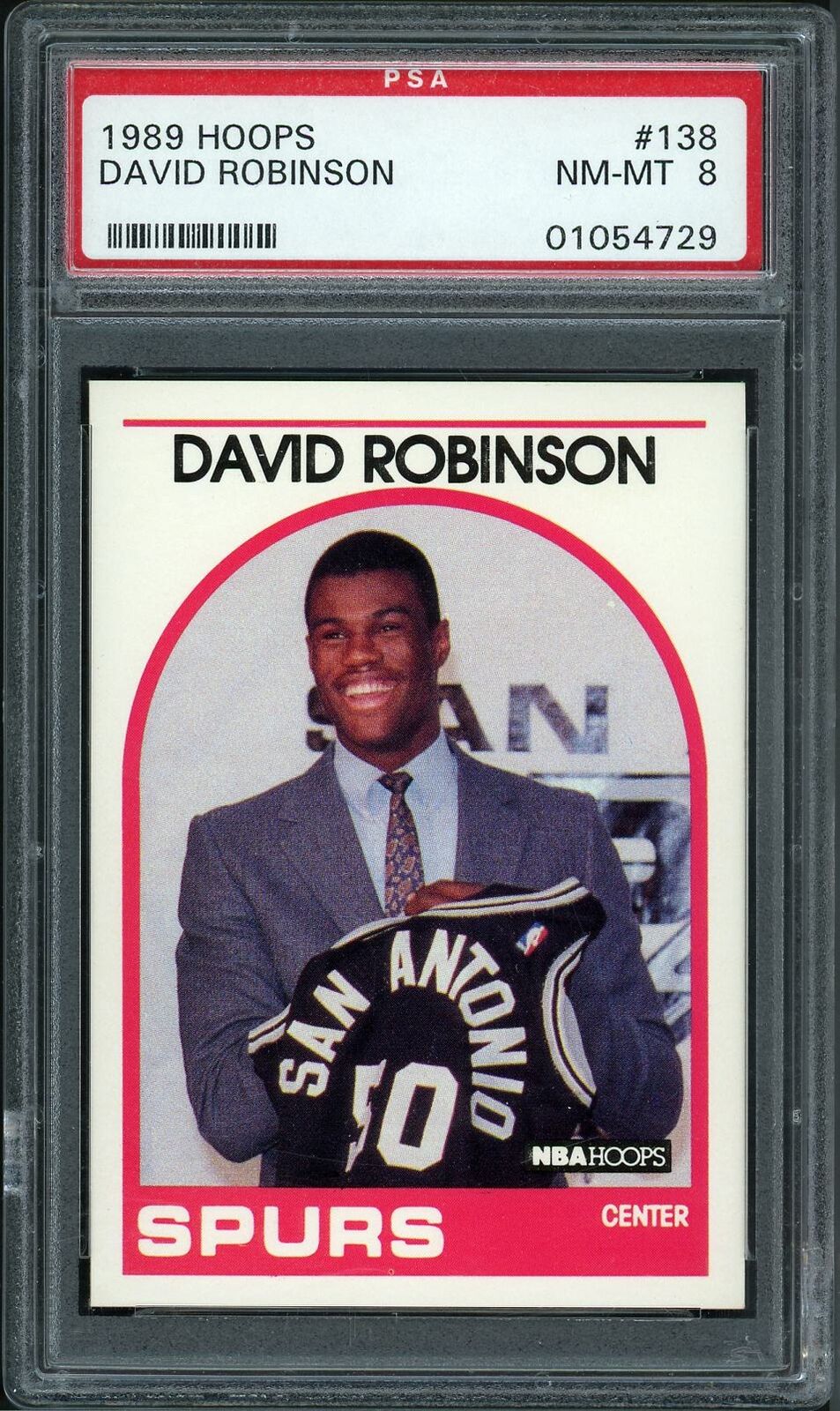 1989-90 Hoops #138 David Robinson 8