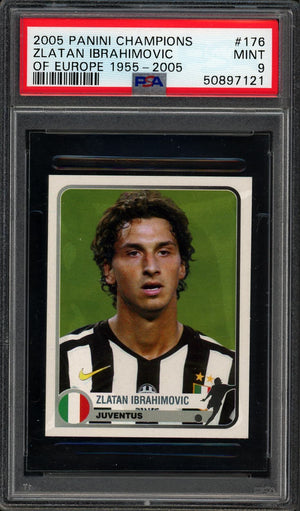 2005 Panini Champions Of Eu 1955-2005 #176 Zlatan Of Eu 1955-2005 PSA 9