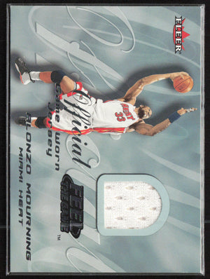2000 Fleer # Alonzo Mourning Feel the Game Memorabilia