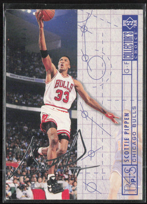 1994-95 Collector's Choice #375 Scottie Pippen Silver Signature