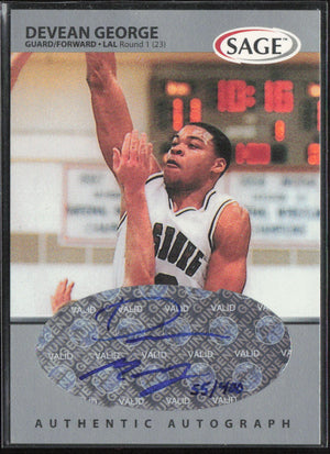 1999 Sage #A20 Devean George Auto /400