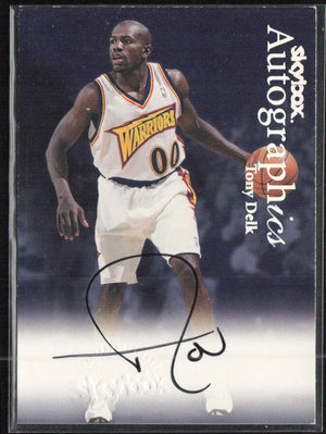 1999-00 SkyBox Premium #NNO Tony Delk Autographics