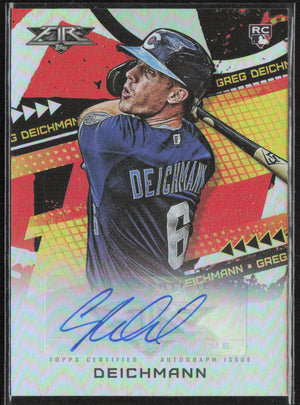 2022 Topps #FA-GD Greg Deichmann Fire Auto