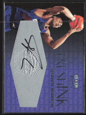 1999-00 Ultra #NNO Shawn Marion Fresh Ink #/1000