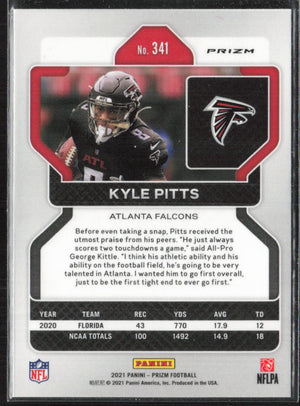 Prizm #341 Kyle Pitts Orange Lazer