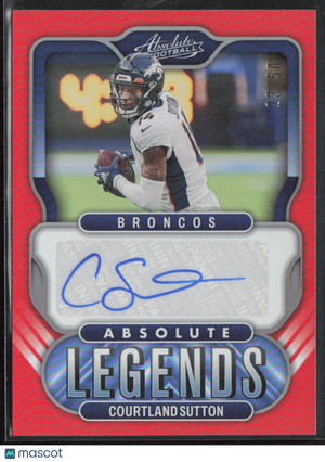 2022 Absolute #Al-CS Courtland Sutton Auto /50