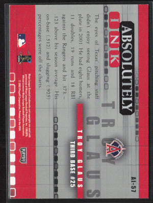 2002 Playoff #AI-57 Troy Claus Auto