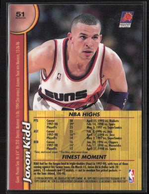 1998-99 Finest #51 Jason Kidd Refractors