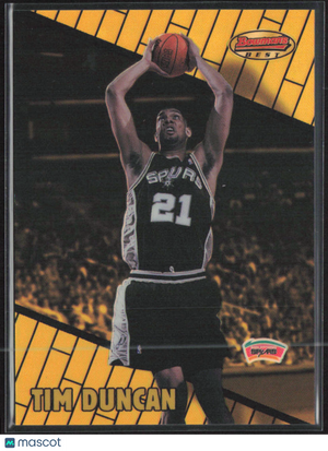 1999-00 Bowman's Best #30 Tim Duncan Refractors #/400