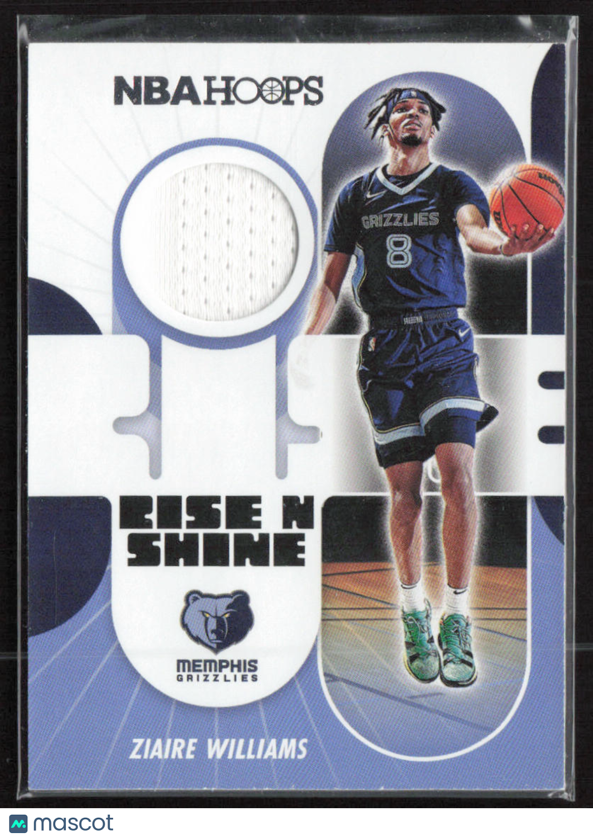 2021-22 Hoops Winter #RS-ZW Ziaire Williams Rise N Shine Memorabilia
