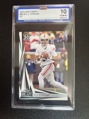 2023 Leaf Draft - V2 #B2-8 C.J. Stroud (RC) Card