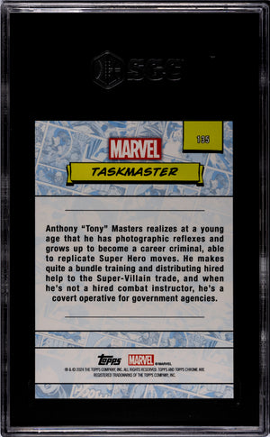 2024 Topps Chrome Marvel Taskmaster #135 SGC 9