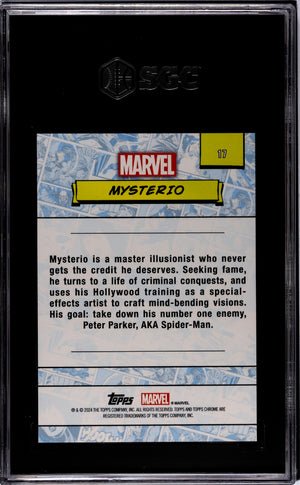 2024 Topps Chrome Marvel Mysterio #17 SGC 10