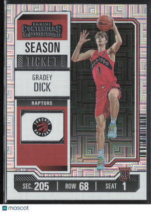 2024 2023-24 Panini Contenders Basketball Gradey Dick #71