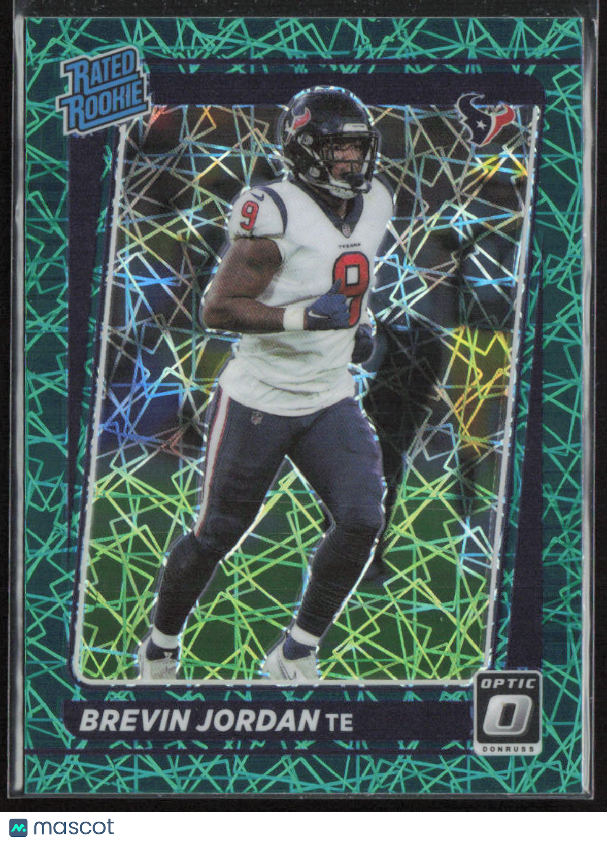 2021 Panini Donruss Optic Football Brevin Jordan #288 Green Velocity