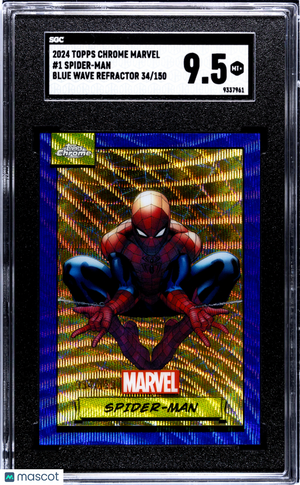 2024 Topps Chrome Marvel Spider-Man #1 SGC 9.5
